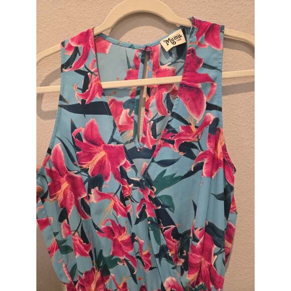 Show Me Your Mumu Riri Romper Sea Lilies Floral Women's Size L - Picture 3 of 8